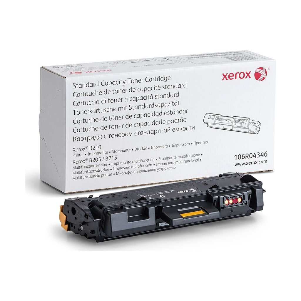 Тонер-картридж Xerox B205/B210/B215 Black 1.5K (106R04346) - зображення 1