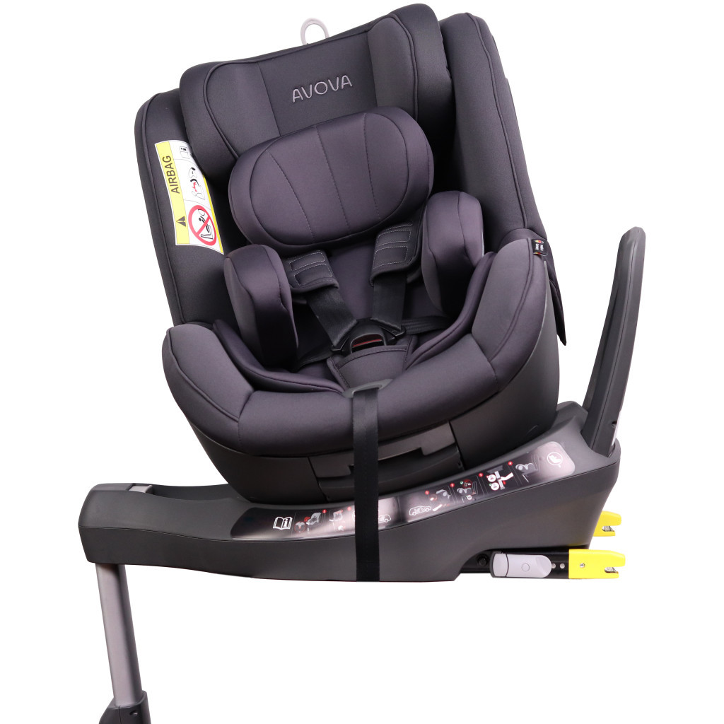 Автокрісло Avova Sperber-Fix i-Size 0-1 Koala Grey (4260621465046) - зображення 9
