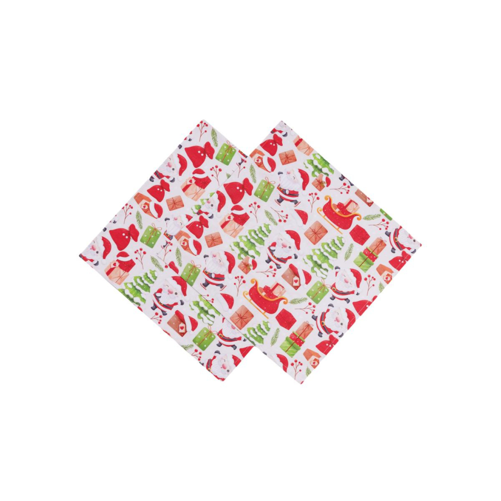 Серветка на стіл Прованс Санта на білому 40х40 см (035752) - зображення 9