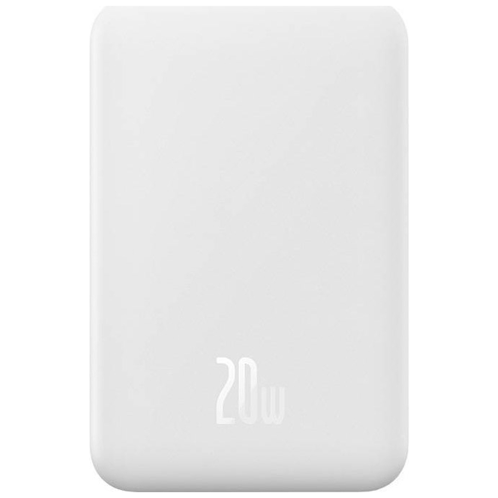 Батарея універсальна Baseus Magnetic Mini 20000mAh 20W, White (P10022102212-01 / PPCXM20) - зображення 1