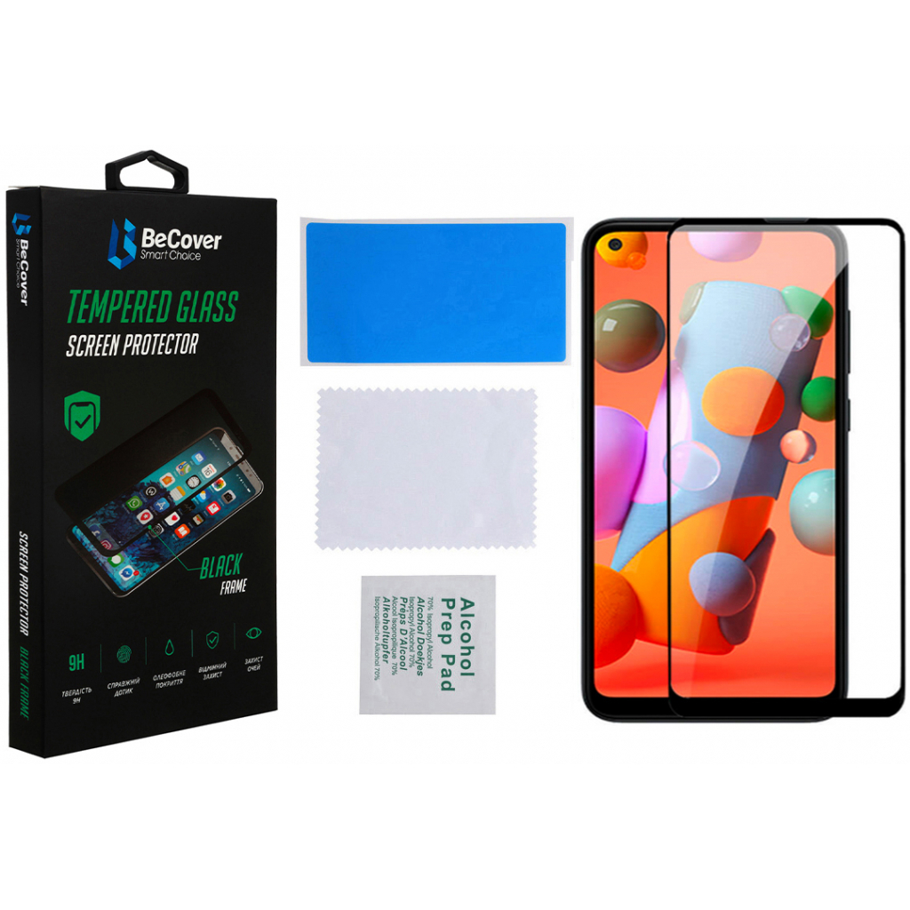 Скло захисне BeCover Samsung Galaxy A21s SM-A217 Black (707338) - зображення 2