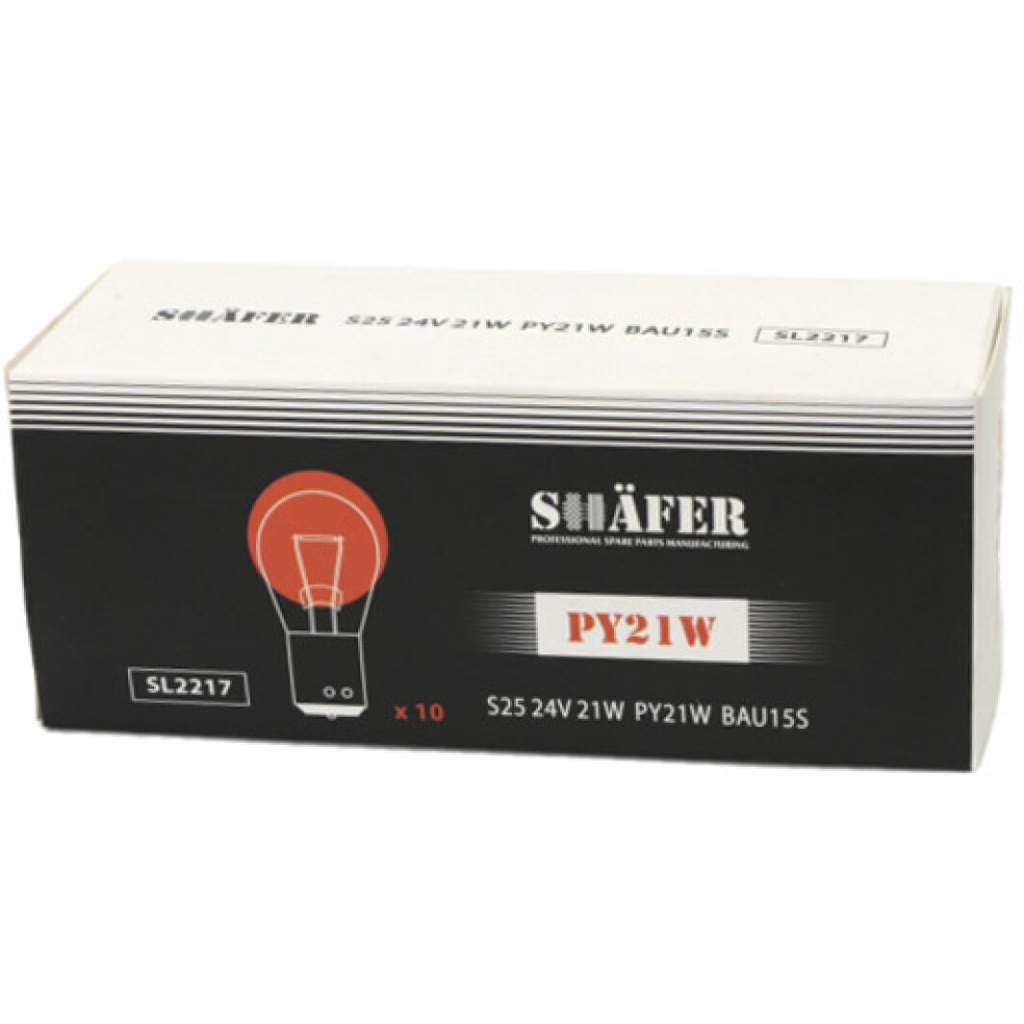 Автолампа SHAFER 24V21WPY21WBAU15S (SL2217) - зображення 2