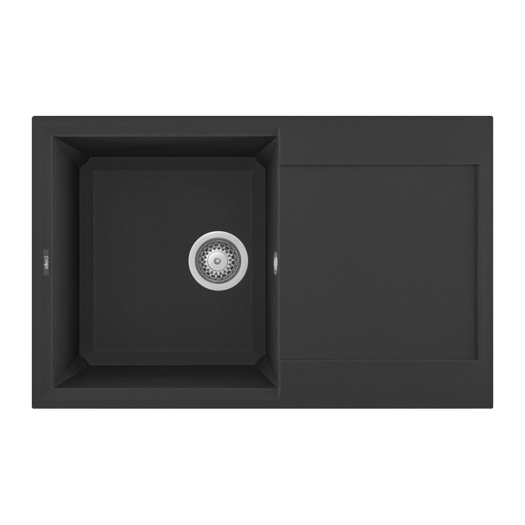 Мийка кухонна Elleci EASY 300 NERO 40 - зображення 1