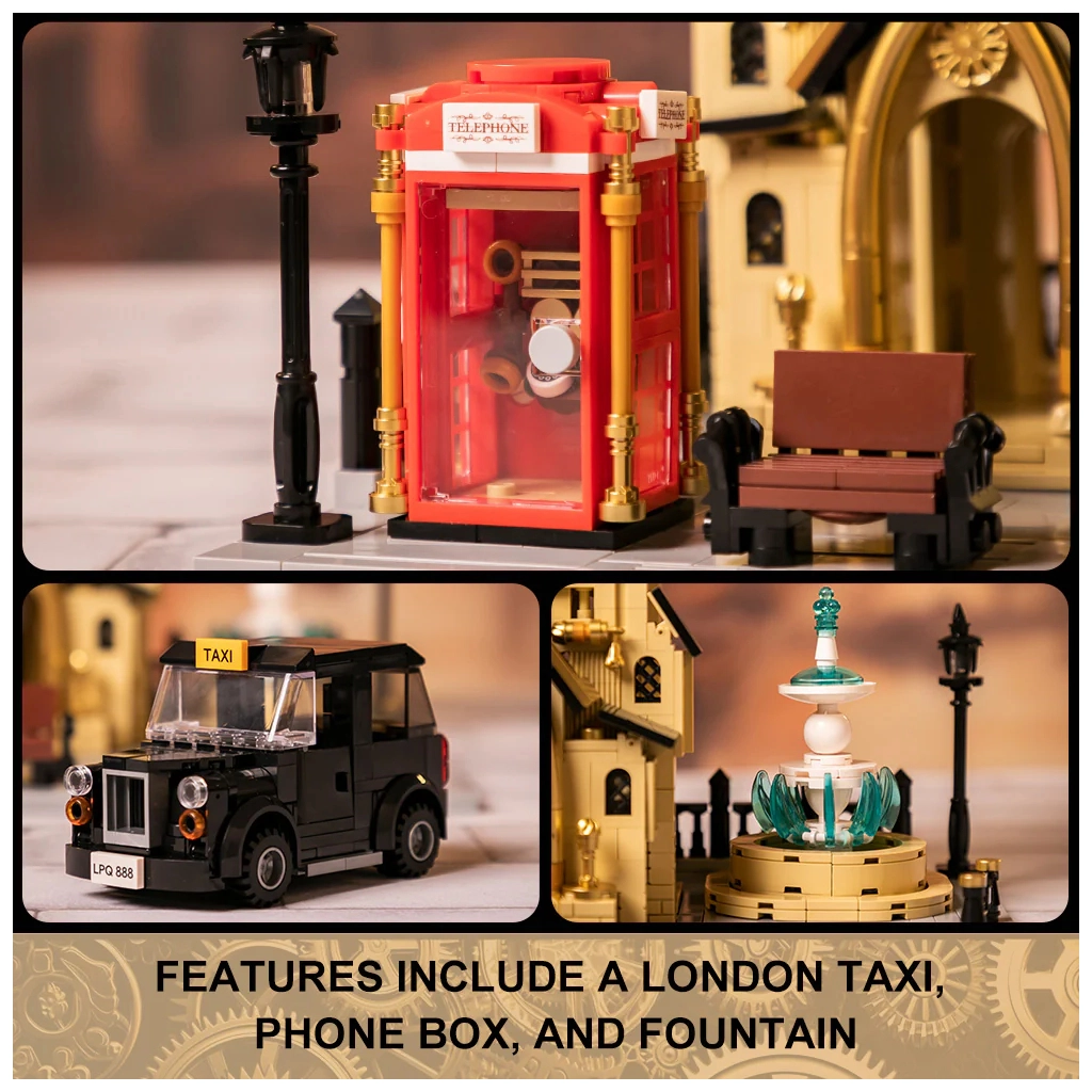 Конструктор Pantasy Original - Steampunk Парк Годинникова вежа в стилі стімпанк (85008) - зображення 5