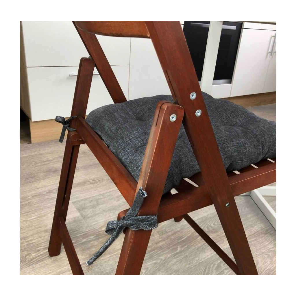 Подушка на стілець Прованс Black Milan 40х40 (4823093434608) - зображення 5