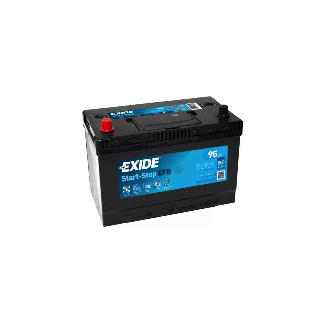 Акумулятор автомобільний EXIDE START-STOP EFB 95A (EL955) - зображення 1