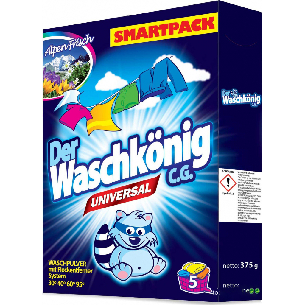 Пральний порошок Waschkonig Universal 375 г (4260353550171) - зображення 1
