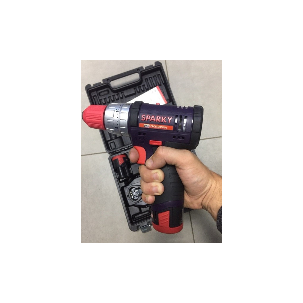 Шуруповерт Sparky BUR2 12Li-C HD ударний, 2ак (BUR212LI-C) - зображення 3