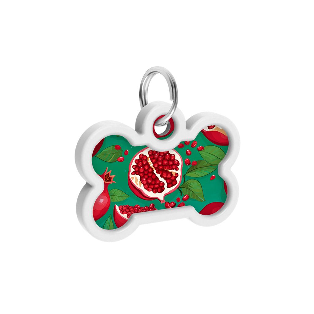 Адресник для тварин WAUDOG Smart ID з QR паспортом "Гранати", кістка 40х28 мм (231-4052) - зображення 4