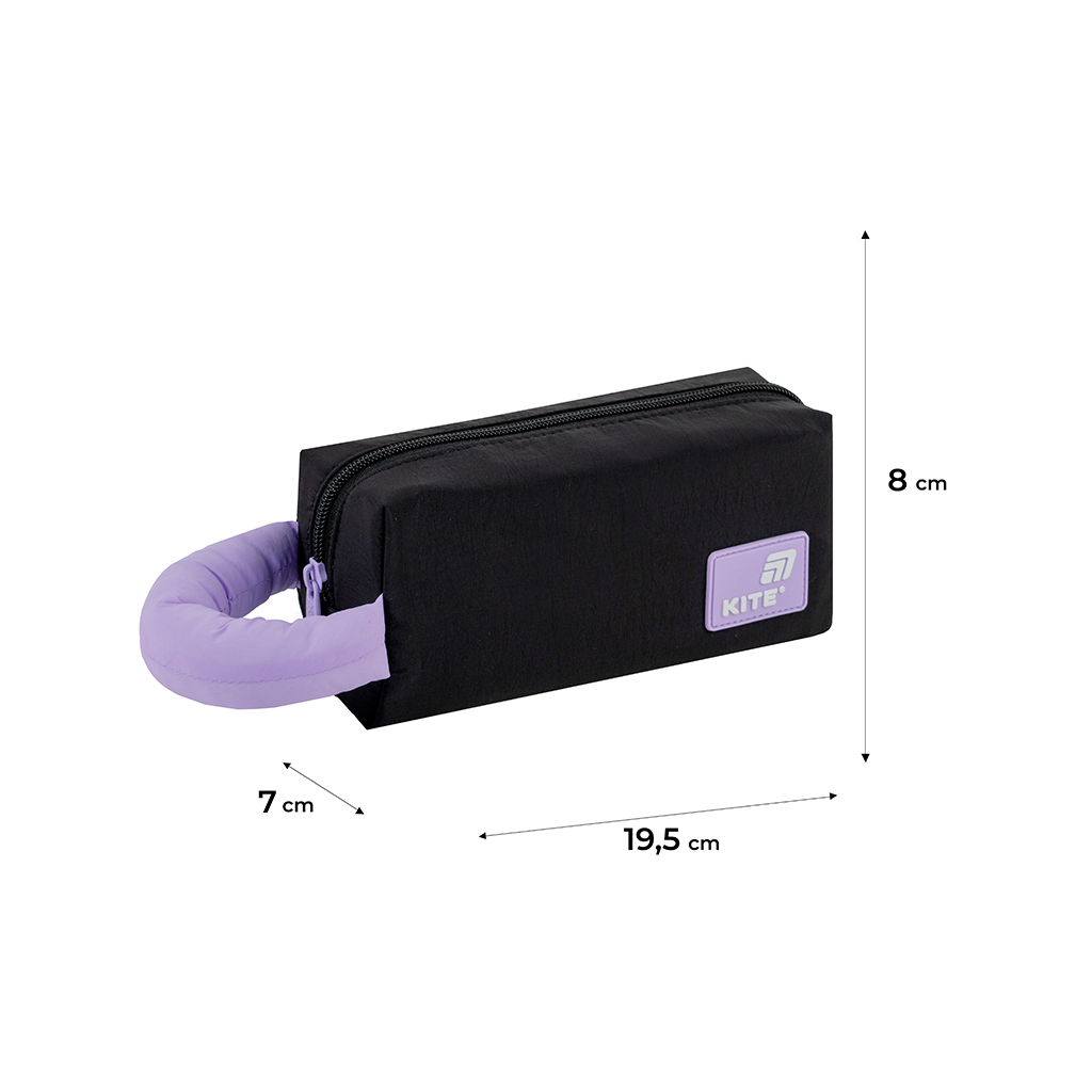 Пенал Kite 2703-4 чорно-фіолетовий (K25-2703-4) - зображення 2