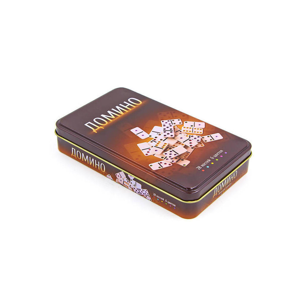 Настільна гра Johnshen Sports Доміно (у металевій коробці) (IG-3974) - зображення 4