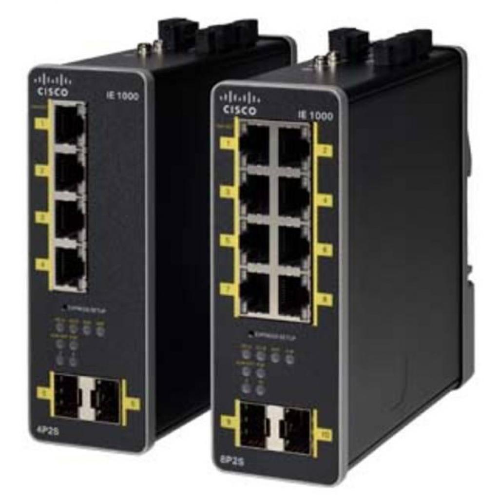 Комутатор мережевий Cisco IE-1000-8P2S-LM - зображення 1