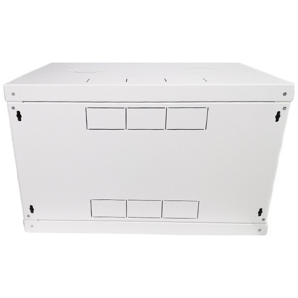 Шафа настінна Eserver 6U, 600х500х370 (Ш*Г*В), скло, сірий (ES-Е650G) - зображення 4