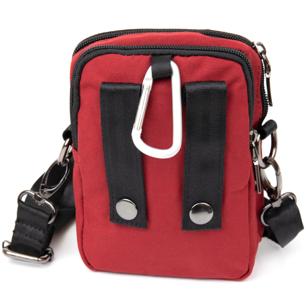 Сумка Vintage На пояс нейлон Червона (20647) - зображення 2