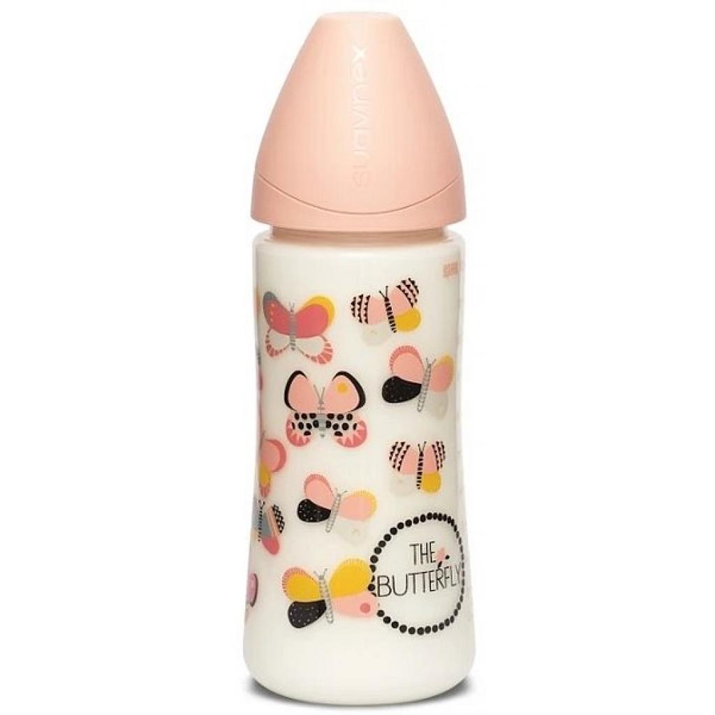 Пляшечка для годування Suavinex Крилаті історії 360 мл помаранчева (304827) - зображення 1