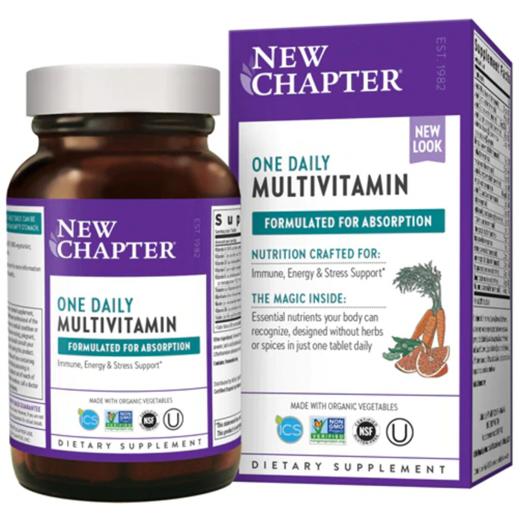 Мультивітамін New Chapter Щоденні Мультівітаміни, Only One, One Daily Multivitamin, 72 (NC0360) - зображення 2