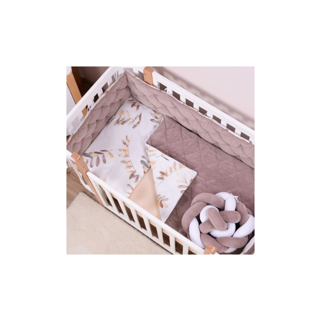 Дитячий постільний набір Верес Velour Mocco leaves (218.09) - зображення 1