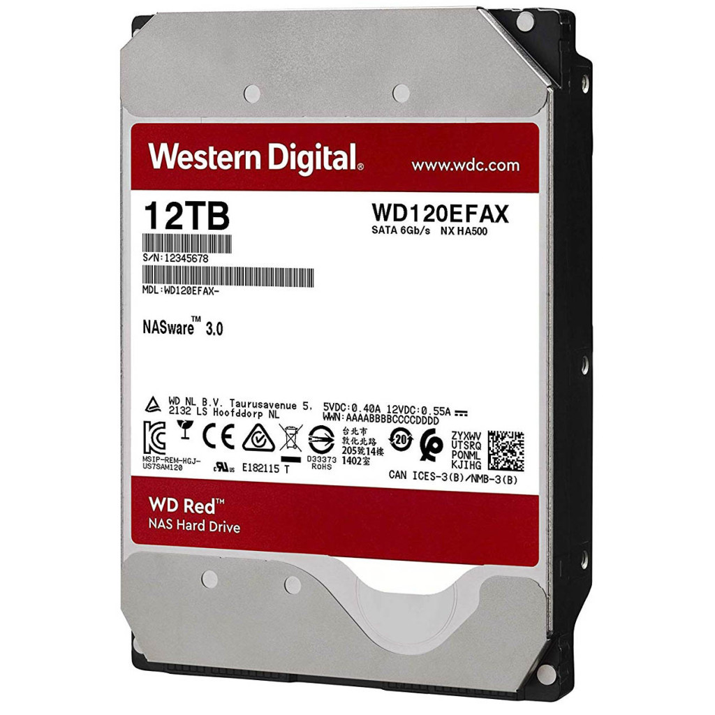 Жорсткий диск 3.5" 12TB WD (WD120EFAX) - зображення 2