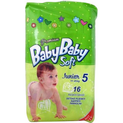 Підгузки BabyBaby Soft Premium Junior 5 (11-25 кг) 16 шт (8588004865532) - зображення 1