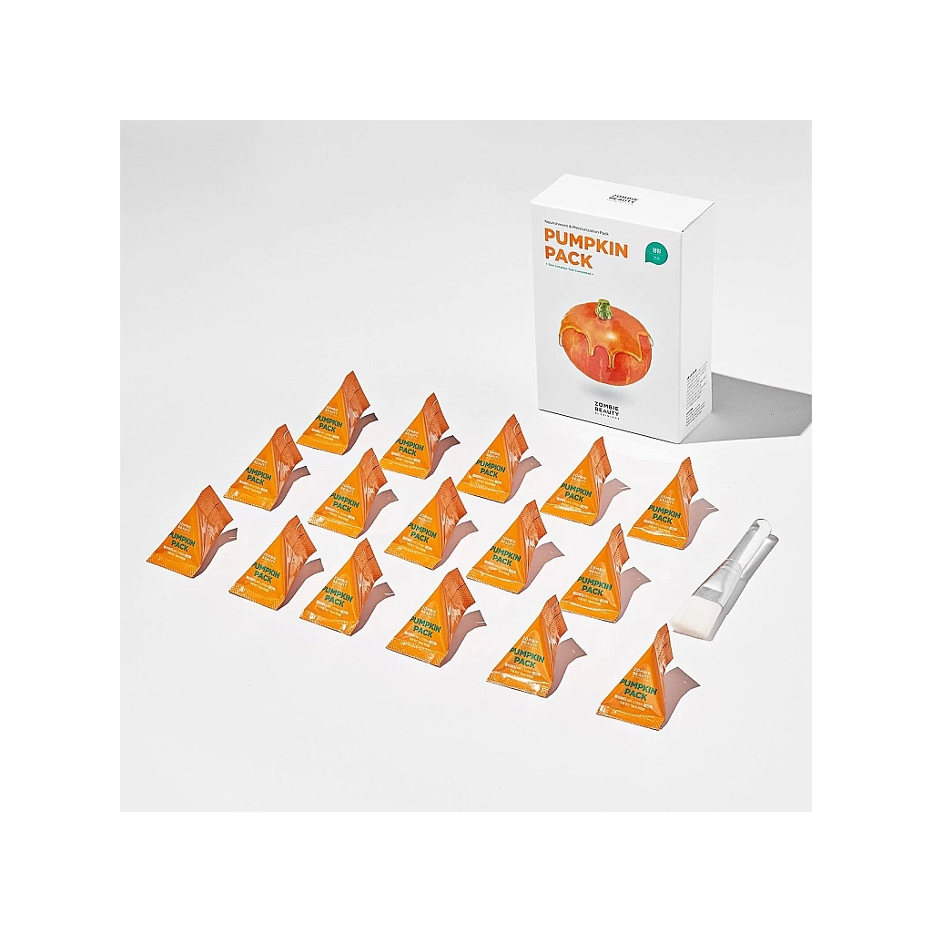 Маска для обличчя SKIN1004 Zombie Beauty Pumpkin Pack Поживна з гарбузом та прополісом 16 х 4 г (8809576260885) - зображення 3