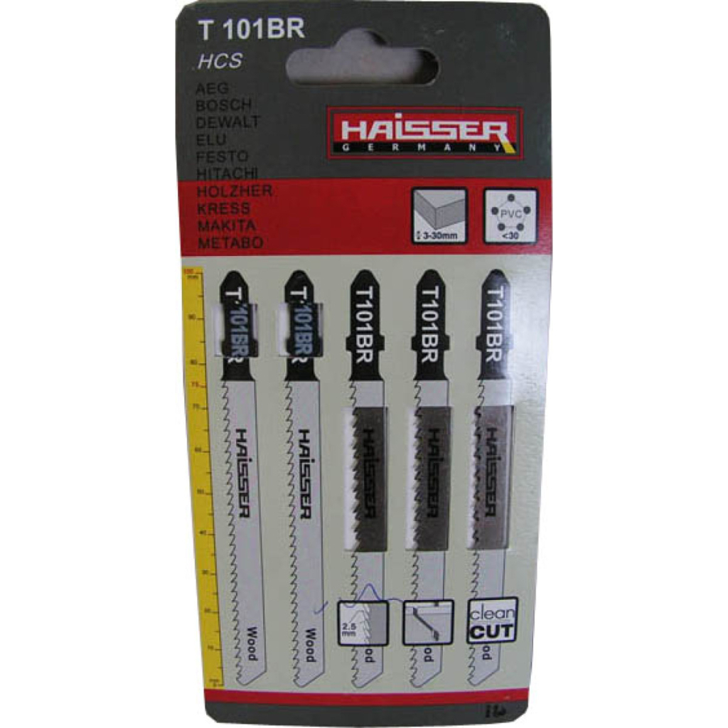 Полотно HAISSER пиляльне - T101BR, 75мм, н-р 5шт (16567) - зображення 2