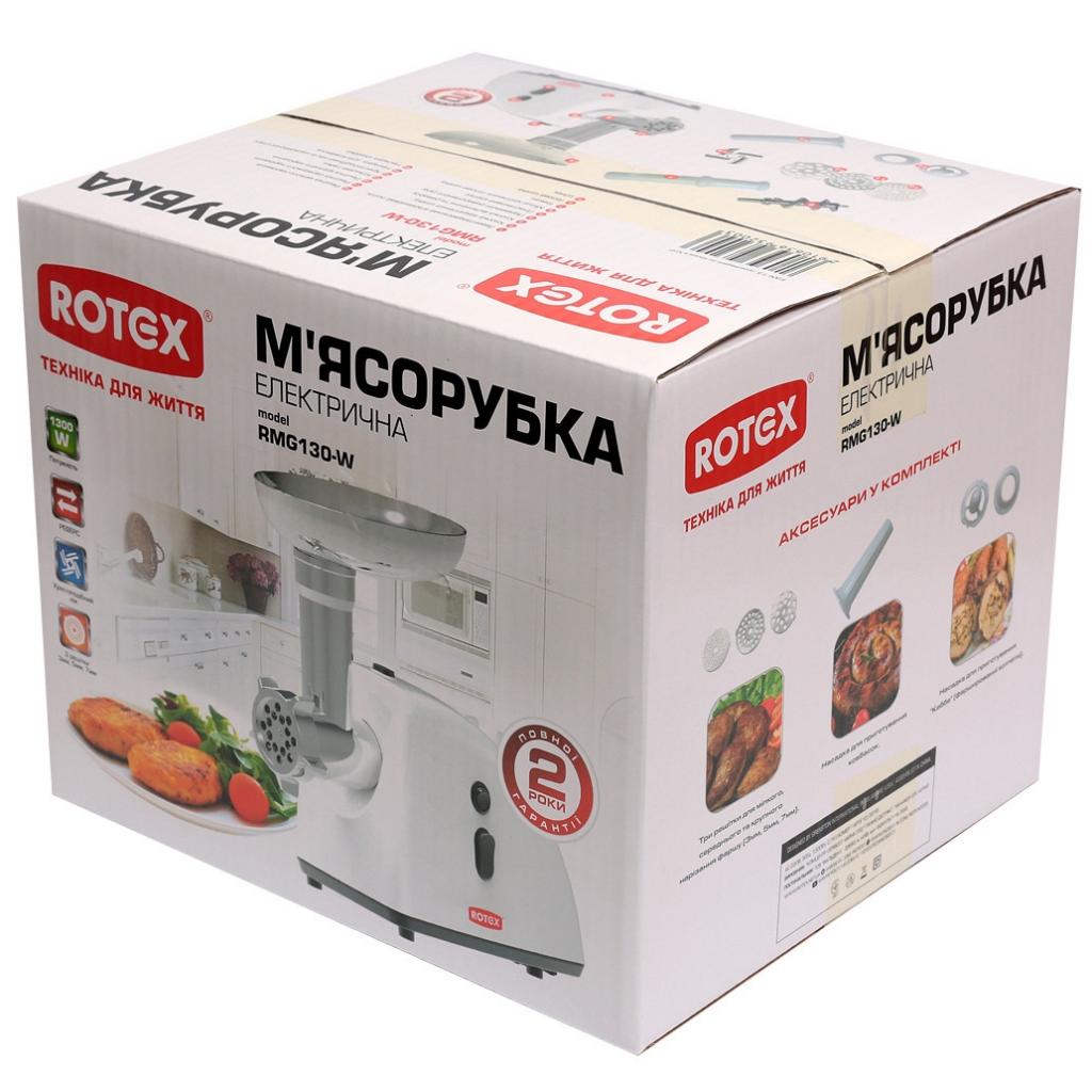 М'ясорубка Rotex RMG130-W - зображення 8