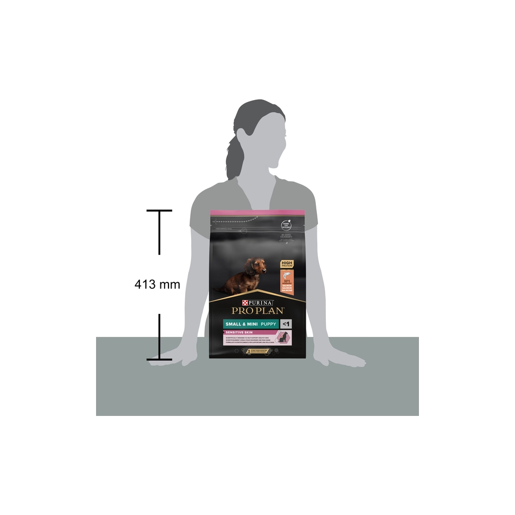 Сухий корм для собак Purina Pro Plan Small&Mini Puppy Sensitive Skin з лососем 3 кг (7613035123809) - зображення 5
