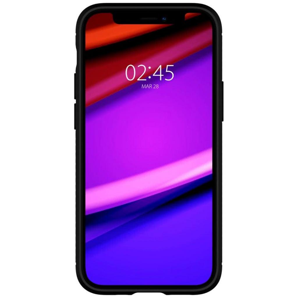 Чохол до мобільного телефона Spigen iPhone 12 mini Rugged Armor, Matte Black (ACS01743) - зображення 6