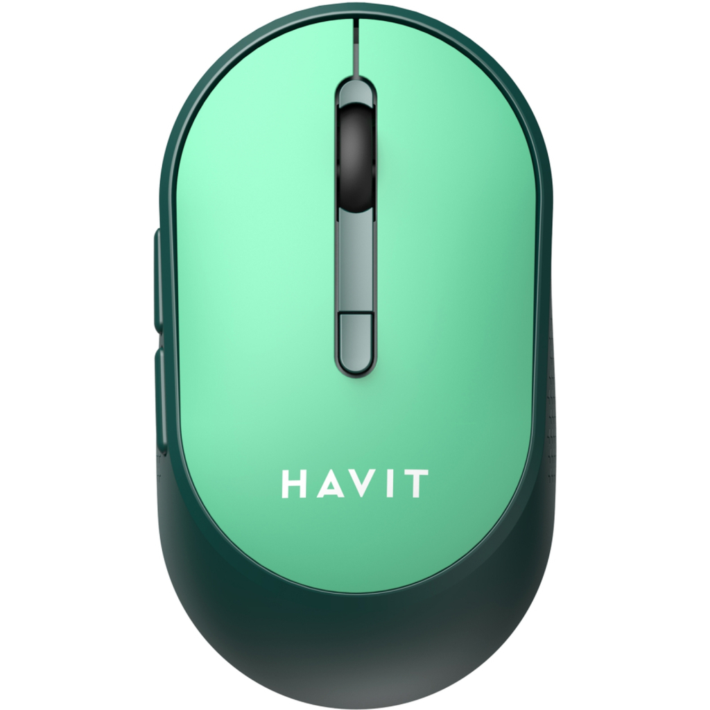 Мишка Havit HV-MS78GT Wireless Black-Green (6939119041236) - зображення 1