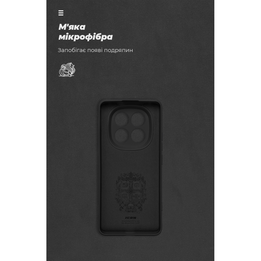 Чохол до мобільного телефона Armorstandart ICON Xiaomi Redmi Note 14 Pro+ 5G Camera cover Black (ARM79831) - зображення 4