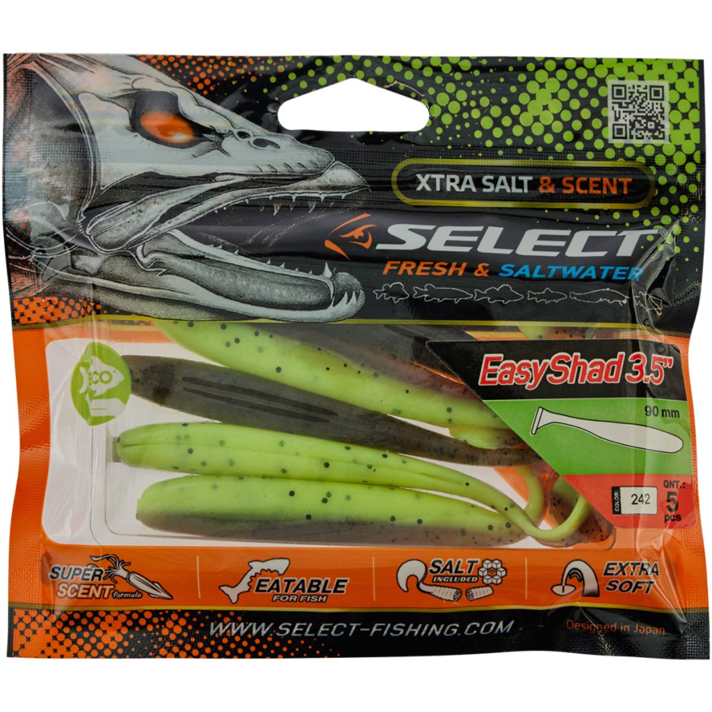 Силікон рибальський Select Easy Shad 3.5" 242 (5 шт/уп) (1870.71.76) - зображення 2