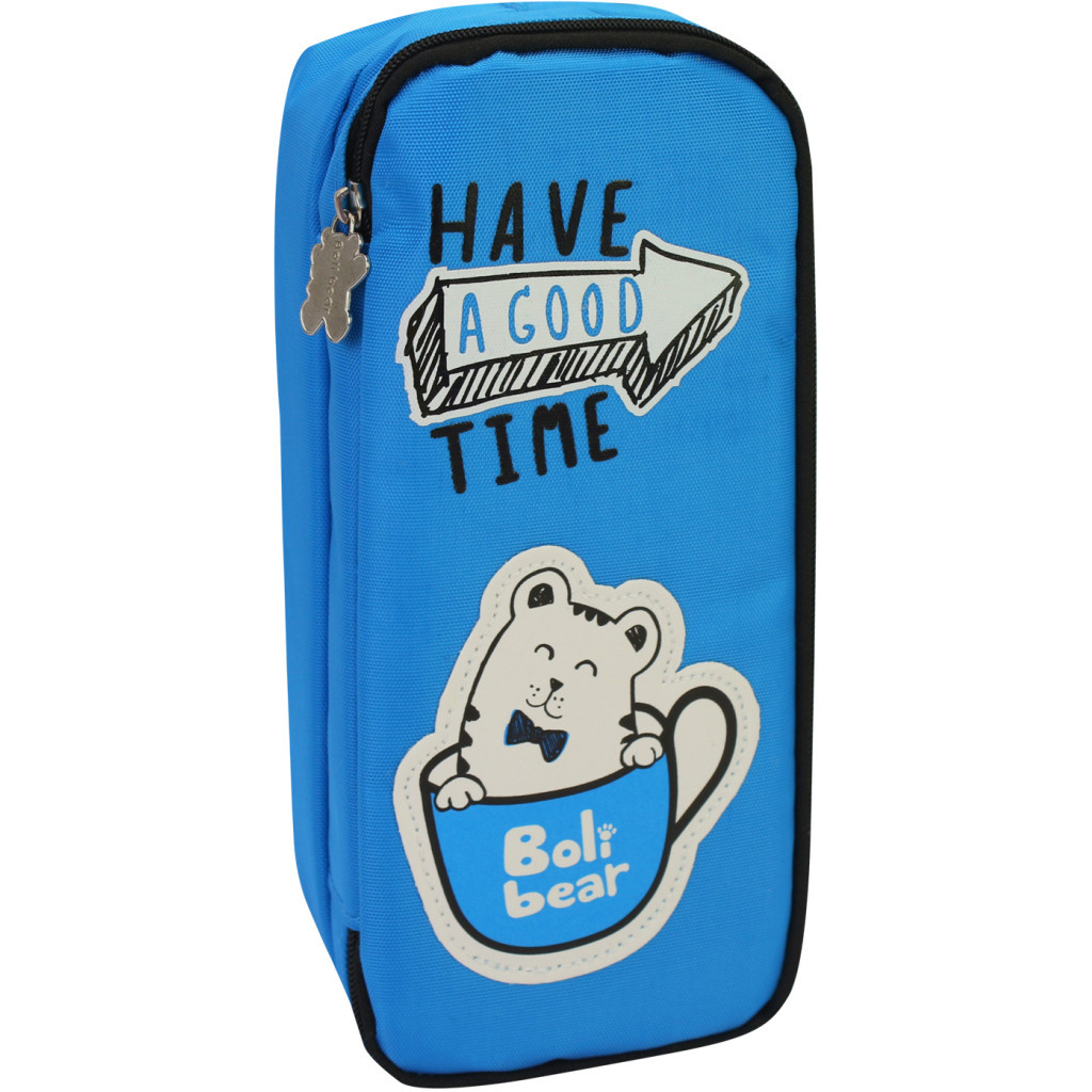 Пенал Cool For School 1 відділення Блакитний (B-8691-blue) - изображение 1