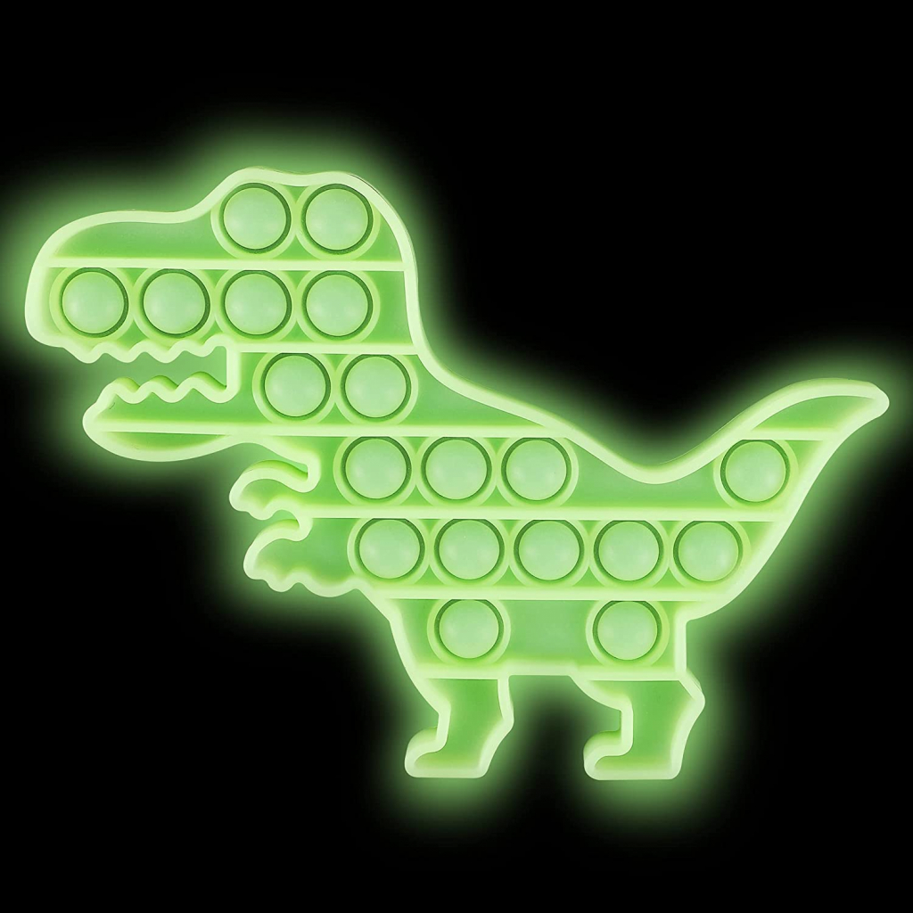 Антистрес Sibelly антистрес Pop It Dino Glow in Dark (SB-PPIT-DN-GD) - зображення 5