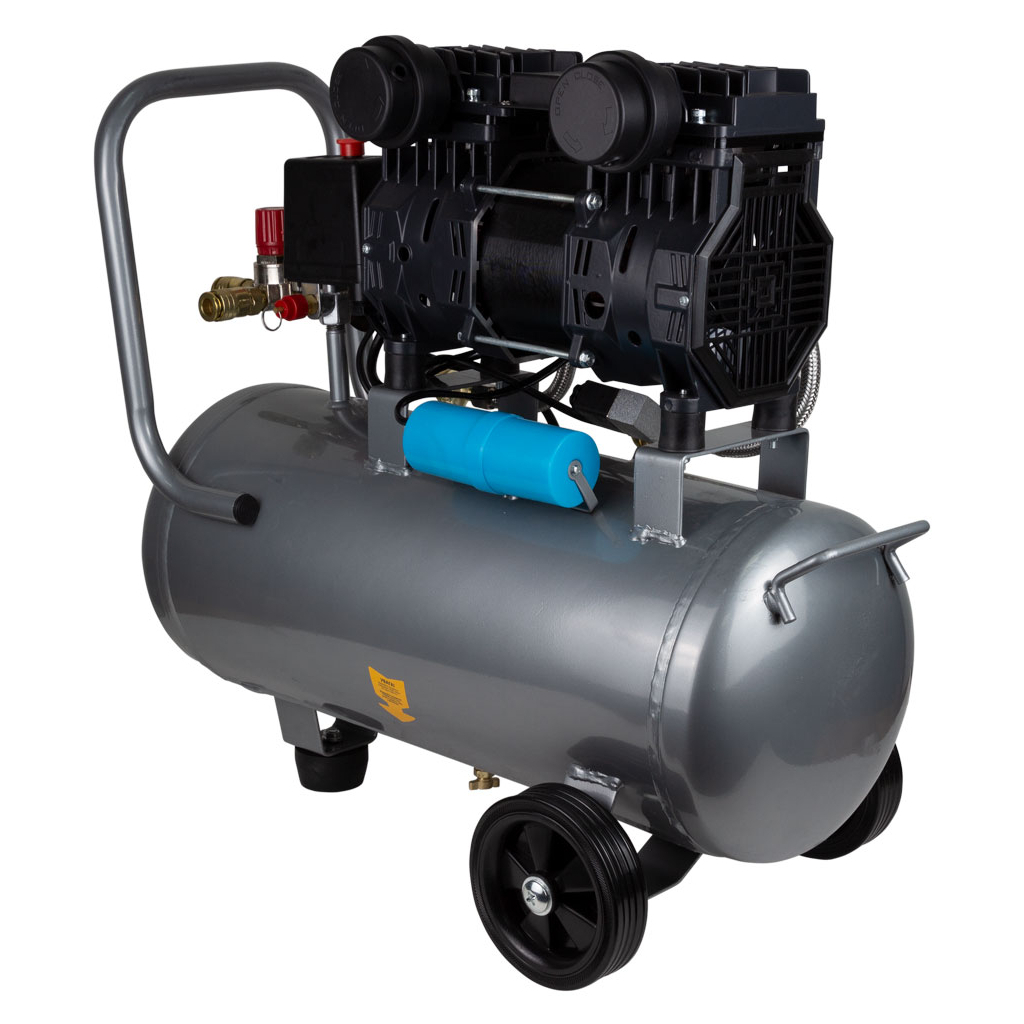 Компресор Sigma двоциліндровий безмасляний 1.5кВт 209л/хв 8бар 30л (7042541) - зображення 7