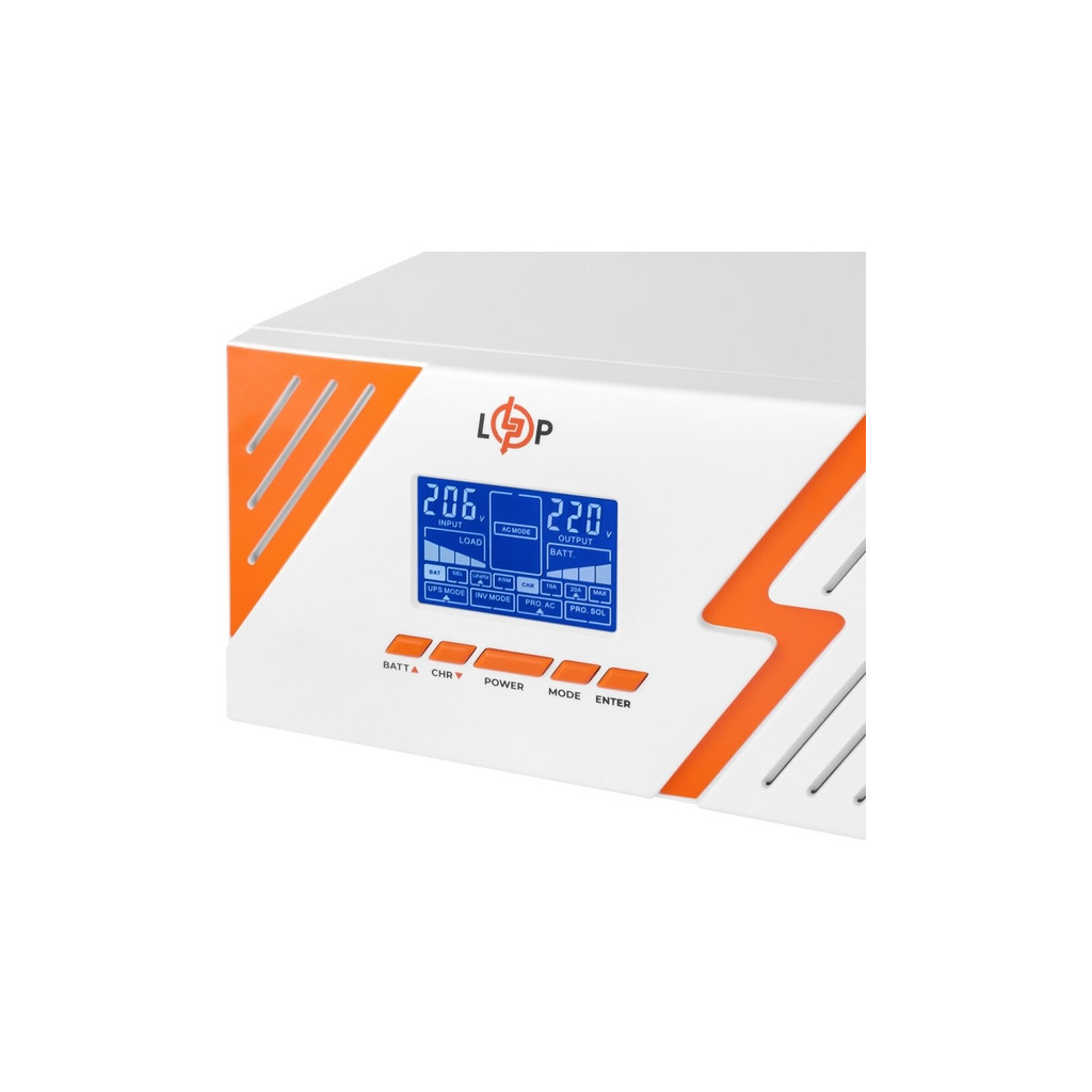 Пристрій безперебійного живлення LogicPower LPM - PSW-1500VA, 1050W, White (22755) - зображення 6