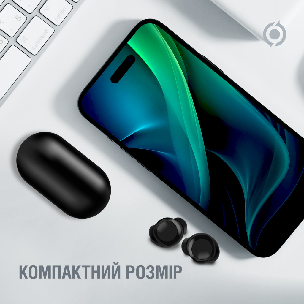 Навушники Piko TWS-MusicBox Black (1283126583414) - зображення 7