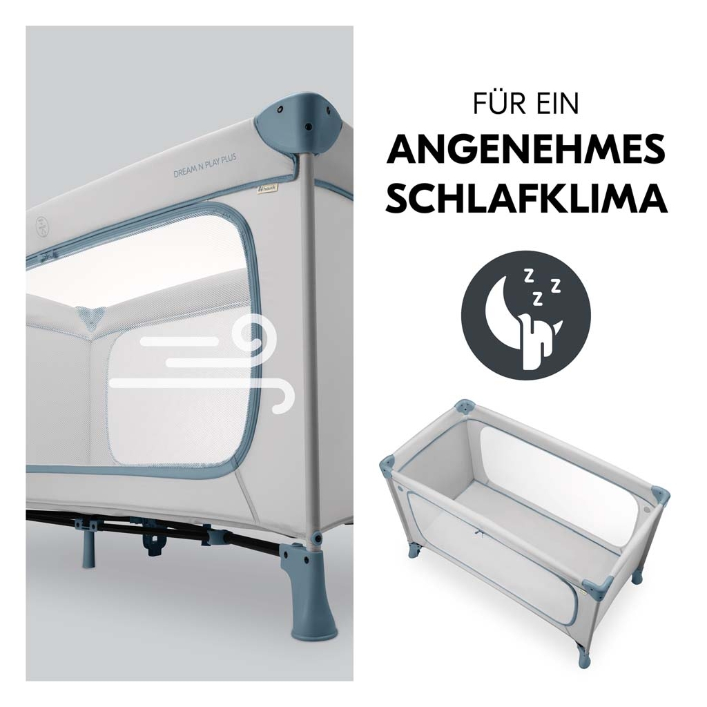 Дитячий манеж Hauck Dream N Play Plus Dusty Blue (60098-6) - зображення 3