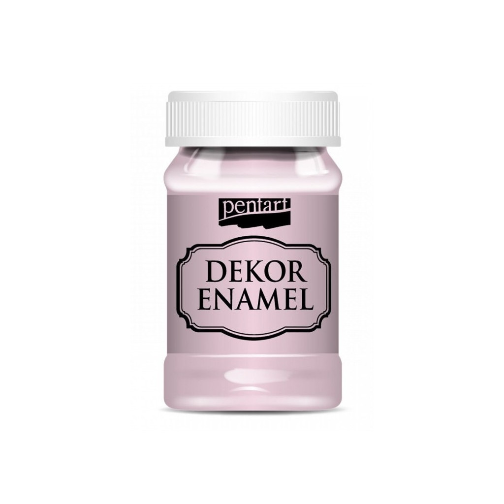 Акрилові фарби Pentart Dekor Enamel, глянцева, Рожева вінтажна, 100 мл (5997412795806) - зображення 2