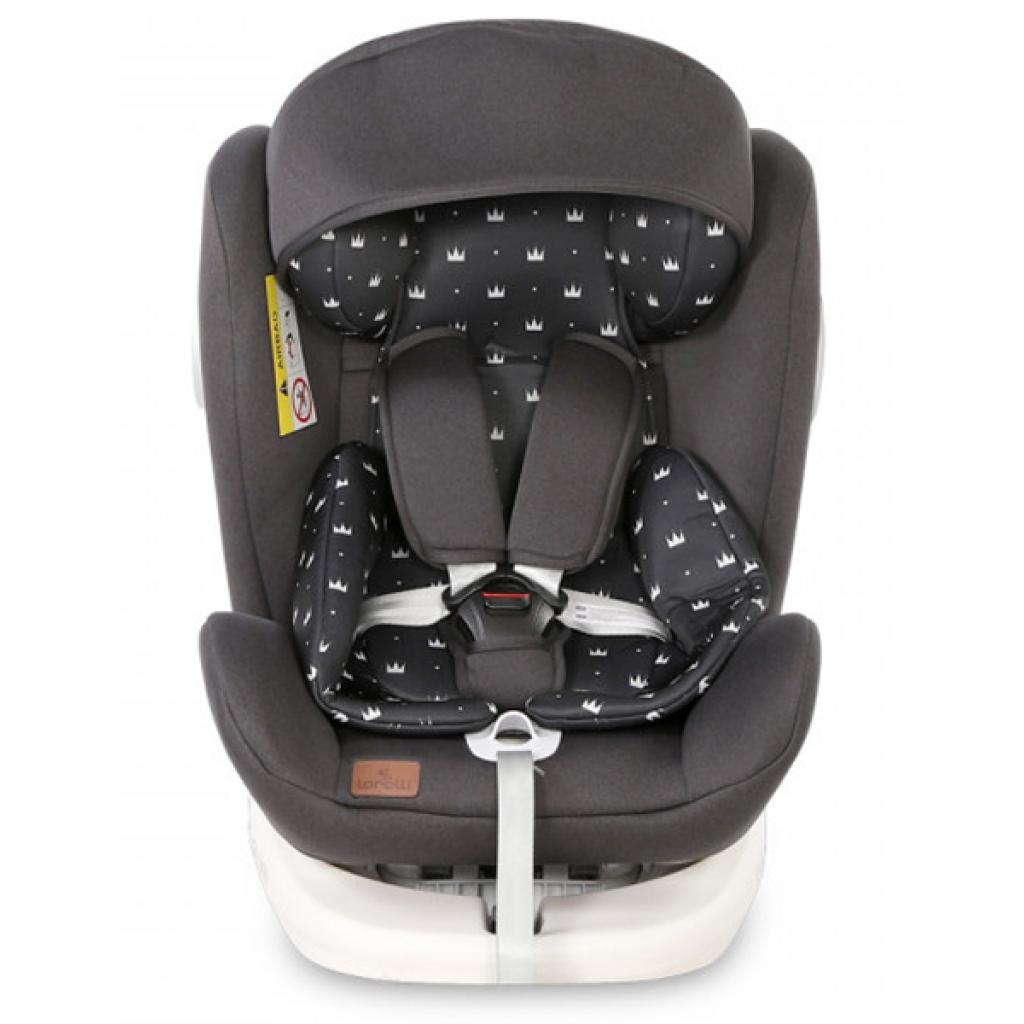 Автокрісло Bertoni/Lorelli Lusso Sps Isofix 0-36 кг Black Crowns - зображення 2