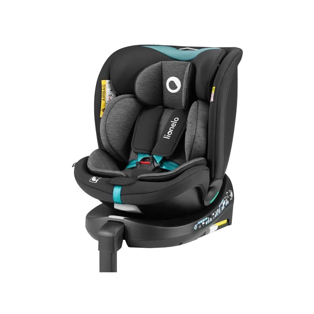 Автокрісло Lionelo Navy I-Size Black Turquoise (LO-NAVY I-SIZE BLACK TURQUOISE) - зображення 1