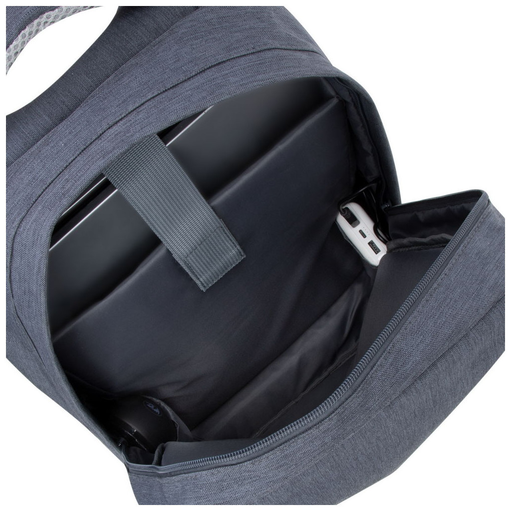 Рюкзак для ноутбука RivaCase 15.6" 7562 dark grey anti-theft (7562DarkGrey) - зображення 8