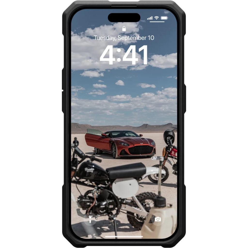 Чохол до мобільного телефона UAG Apple iPhone 15 Pro Max Monarch Pro Magsafe, Kevlar Black (114222113940) - зображення 3