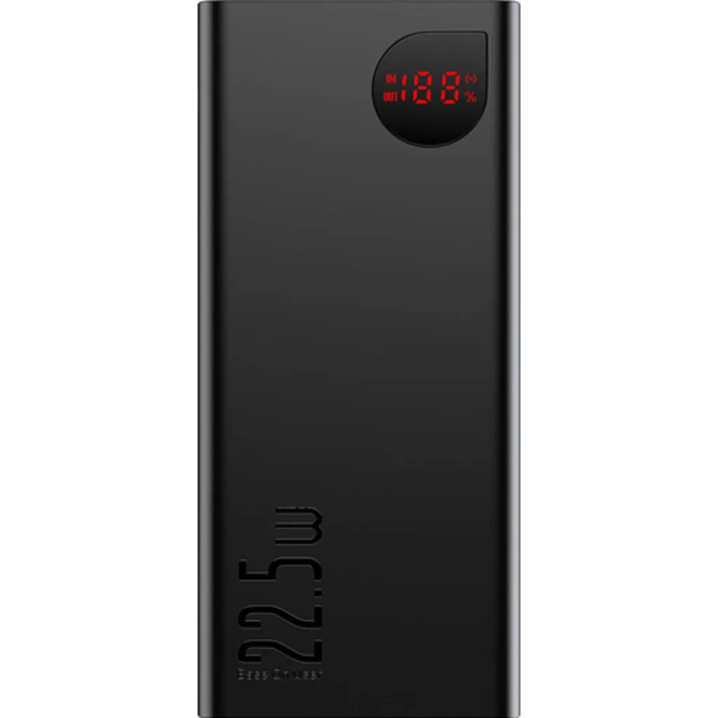 Батарея універсальна Baseus Adaman Metal Digital Display Quick Charge 20000mAh 22.5W (PPAD070101) - зображення 1