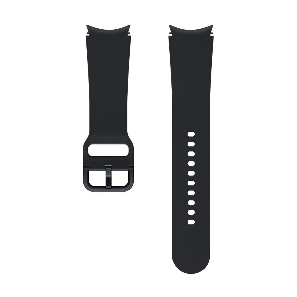 Ремінець до смарт-годинника Samsung Sport Band (20mm, M/L) Galaxy Watch 4 Black (ET-SFR87LBEGRU) - зображення 1