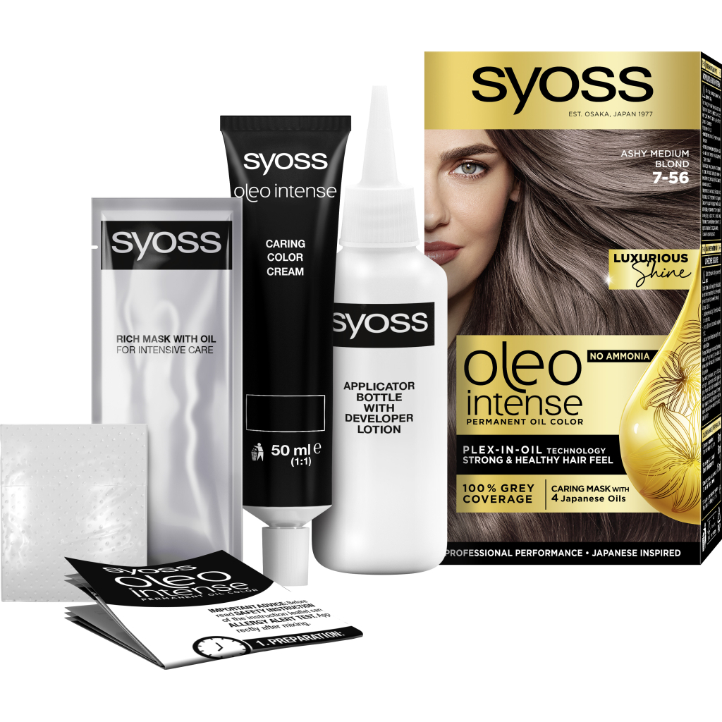 Фарба для волосся Syoss Oleo Intense 7-56 Холодний Русявий 115 мл (9000101706086) - зображення 3