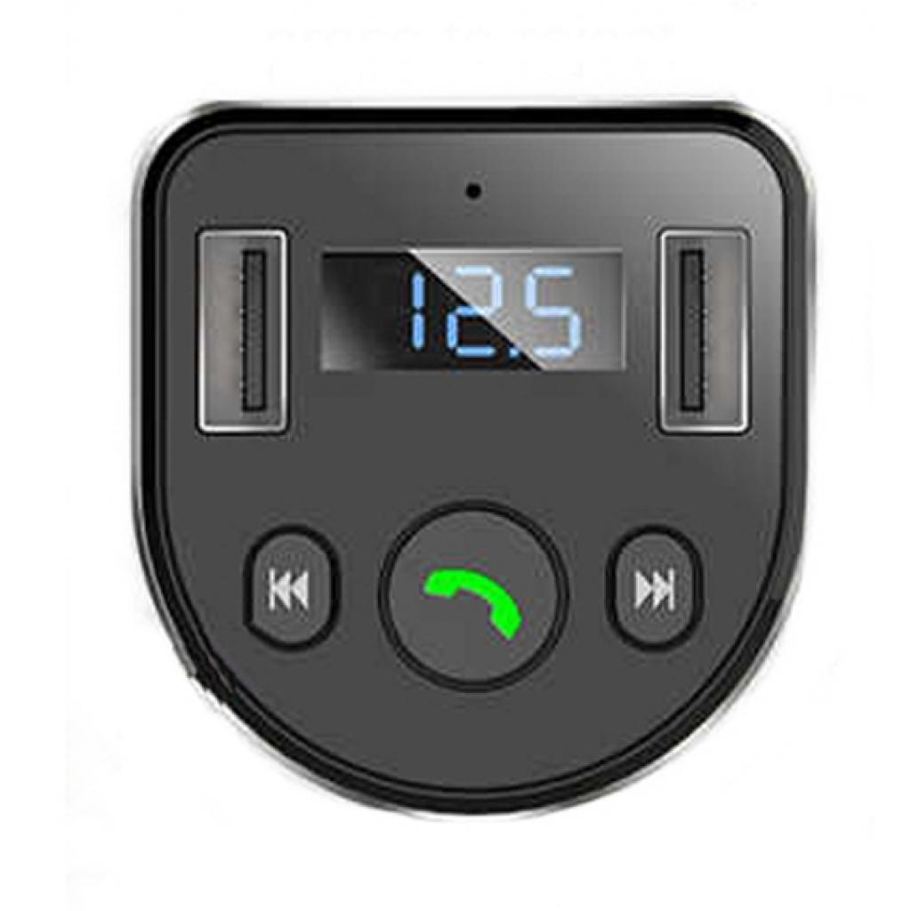 FM модулятор Jellico CM-1 Bluetooth MP3 2USB 3.1А Black (RL058183) - зображення 2