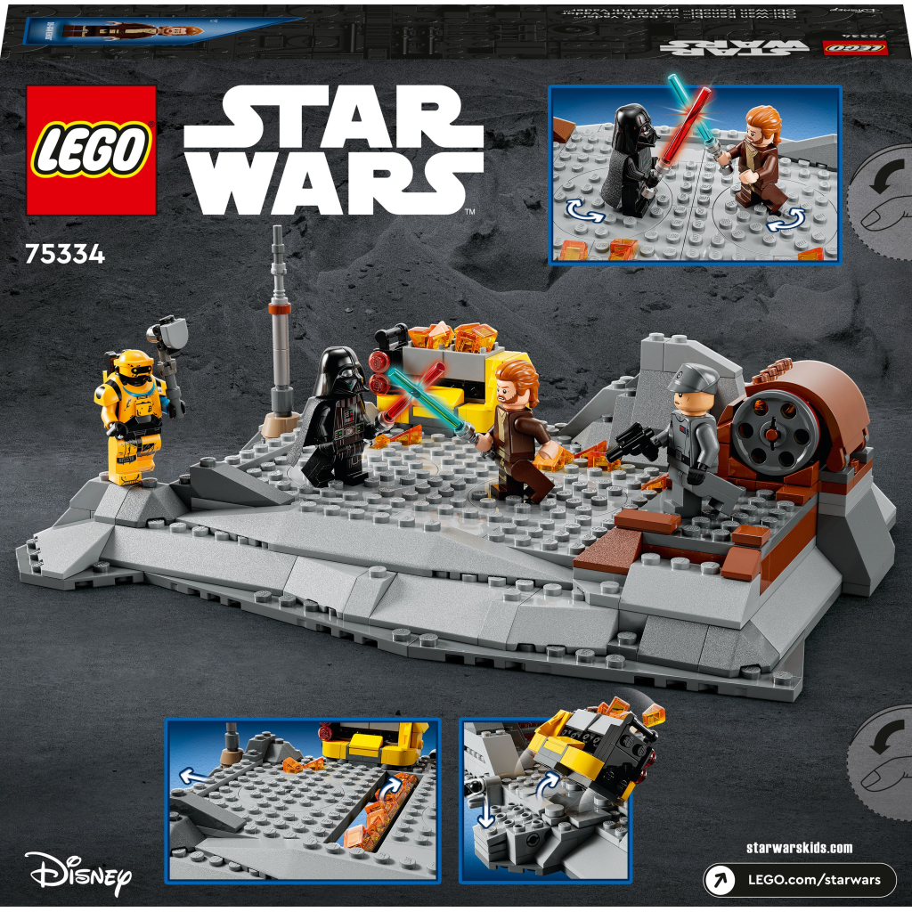 Конструктор LEGO Star Wars Обі-Ван Кенобі проти Дарта Вейдера 408 деталей (75334) - зображення 10