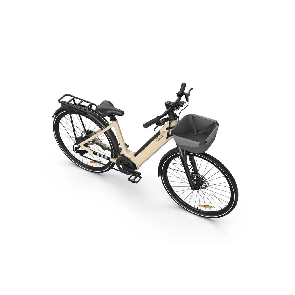 Електровелосипед OKAI EB10 28" 250 W 14,4 Ah Beige (4255577500026) - зображення 3
