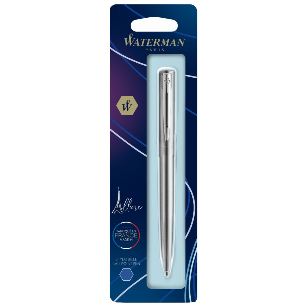 Ручка кулькова Waterman ALLURE Chrome CT BP блістер (23 314b) - зображення 4