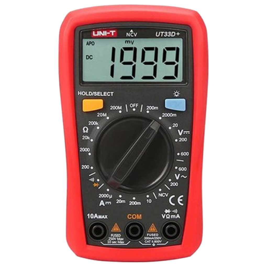 Цифровий мультиметр UNI-T UT33D+ - зображення 1